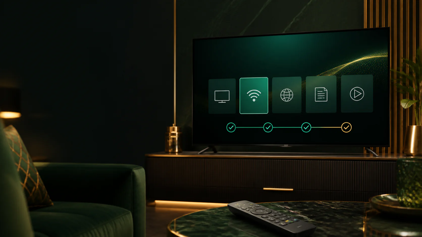 إعداد IPTV على التلفزيون الذكي